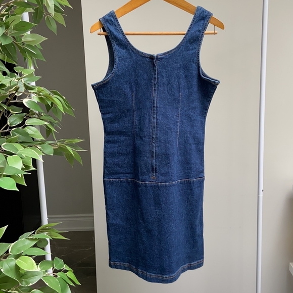 Y2K Fitted Demin Jean Dress - Picture 7 of 7